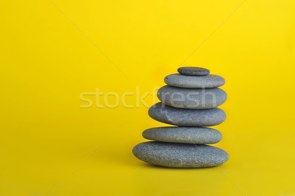 Foto stock: Pedra · torre · isolado · amarelo · abstrato · natureza