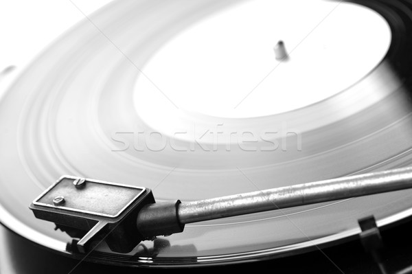 Vinyl schijf record draaitafel ontwerp Stockfoto © taden