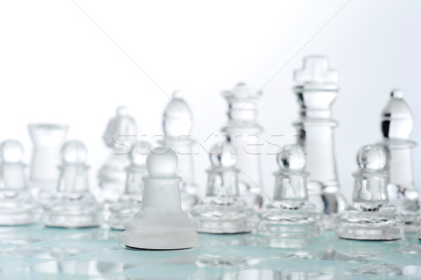 Game in chess Stock photo © taden