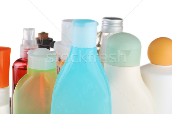 Stockfoto: Cosmetische · lichaam · verschillend · zon · glas