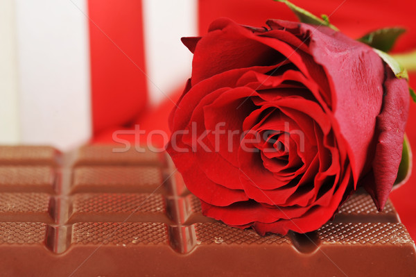 gift and chocolate  Stock photo © taden