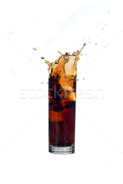 холодные напитки льда капли Cola фон Сток-фото © taden