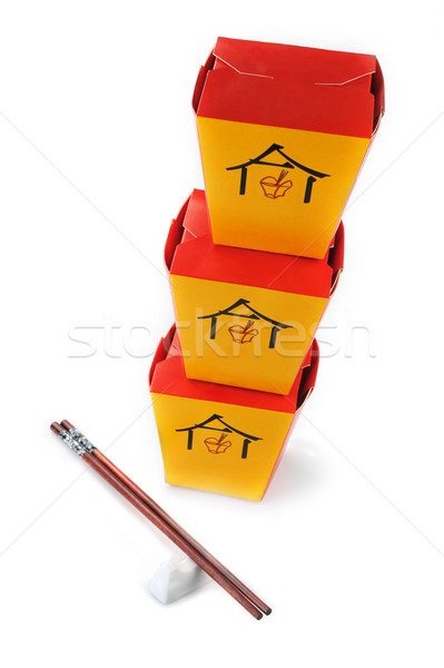 three chinese  containers Stock photo © taden
