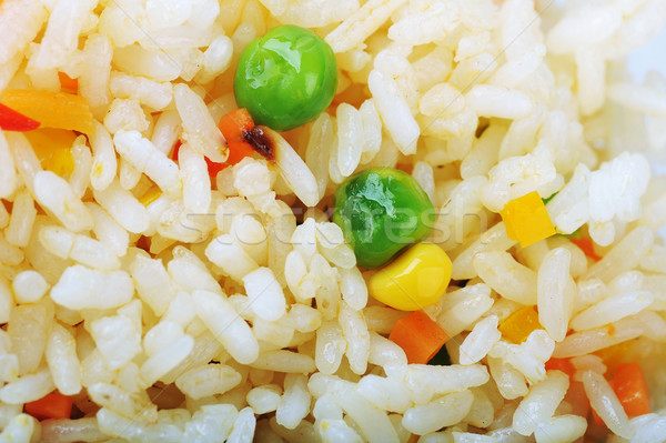 rice with peas Stock photo © taden