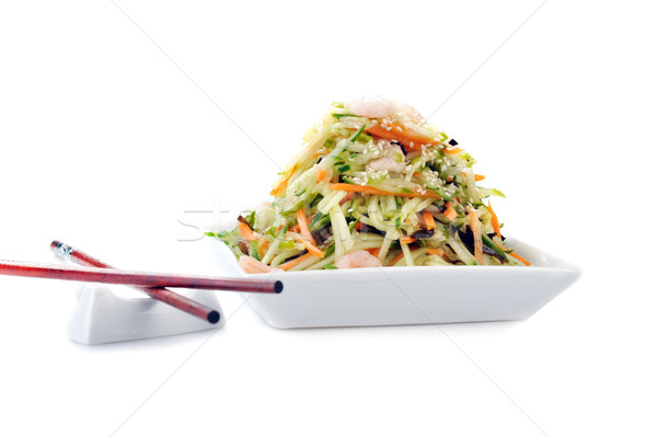 vegetable salad with shrimp Stock photo © taden