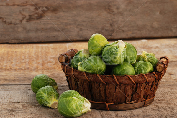 Bruxelles basket fresche verde natura Foto d'archivio © taden