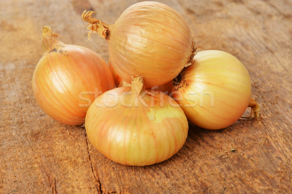 Foto d'archivio: Fresche · cipolla · alimentare · mercato · bordo