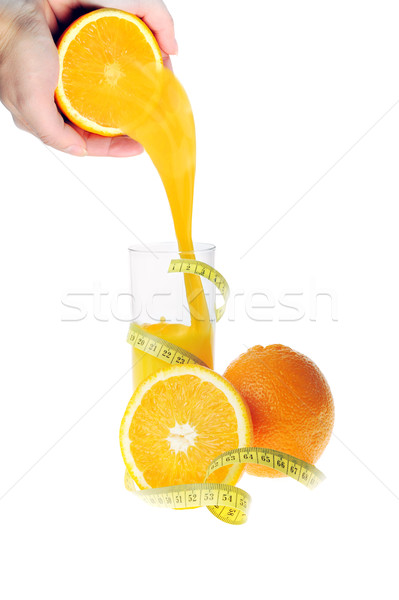 Foto stock: Vidrio · frescos · jugo · de · naranja · dieta · símbolo · alimentos