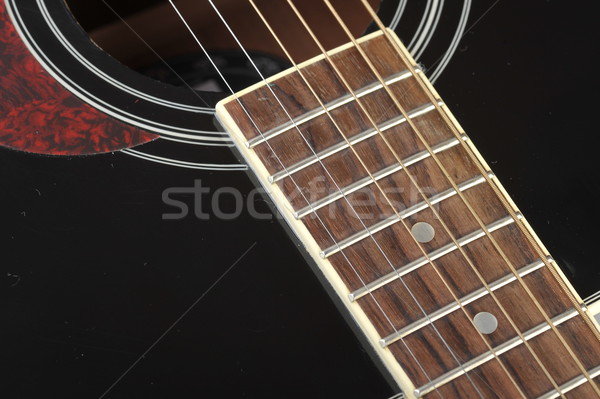  black guitar Stock photo © taden