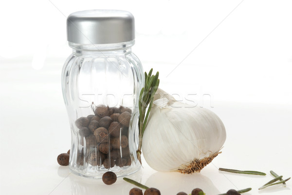 Glass pepper shakers  Stock photo © taden