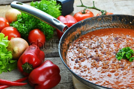  hot chili con Stock photo © taden