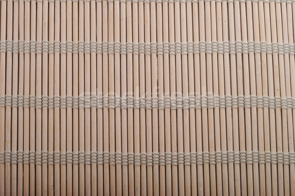 Stock photo:  bamboo placemat