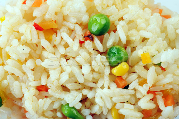 rice with peas Stock photo © taden