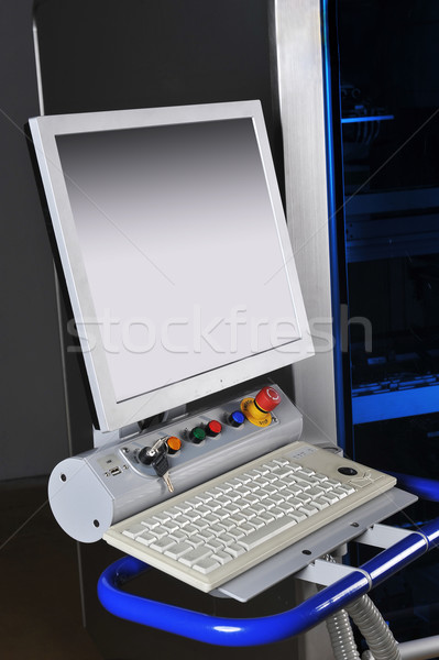 Panneau de commande modernes machine élevé précision écran [[stock_photo]] © taden