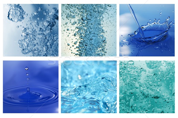 different water bubles and drops Stock photo © taden