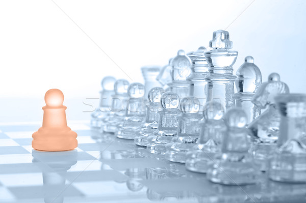 Game in chess Stock photo © taden