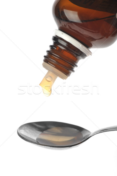 spoon with medecine Stock photo © taden