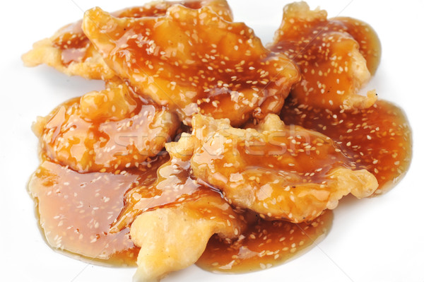 Chinese Food tablicy żywności jaj Zdjęcia stock © taden