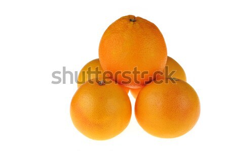 Laranja tangerina branco natureza fruto cor Foto stock © taden