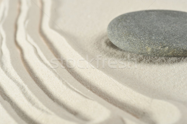  stones on sea sand Stock photo © taden