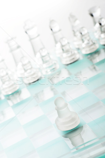 Spiel Schach erste Sport Gruppe Spaß Stock foto © taden