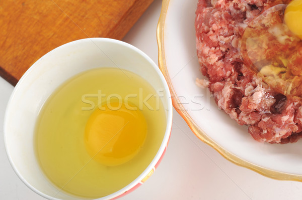 Ingredients for  cutlet Stock photo © taden
