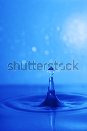 капли воды капли посадка поверхности воды подвесной время Сток-фото © taden