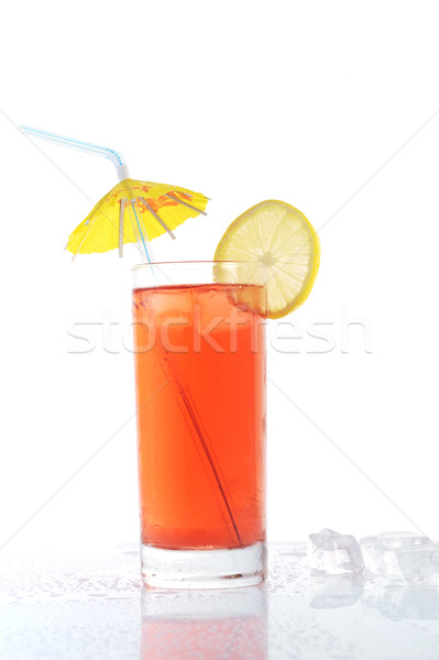 Stock photo: glass with  drink 