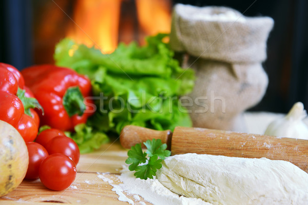  pizza dough Stock photo © taden