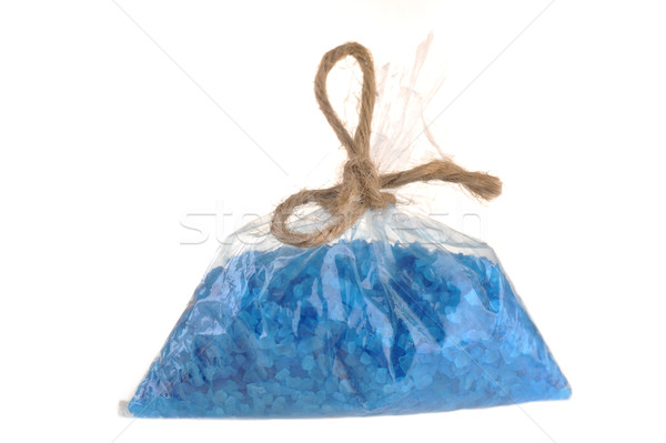   blue  salt for bath Stock photo © taden