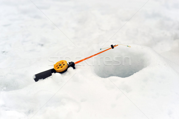 Ice fishing Stock photo © taden