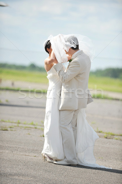 Stock photo:  bride  and groom