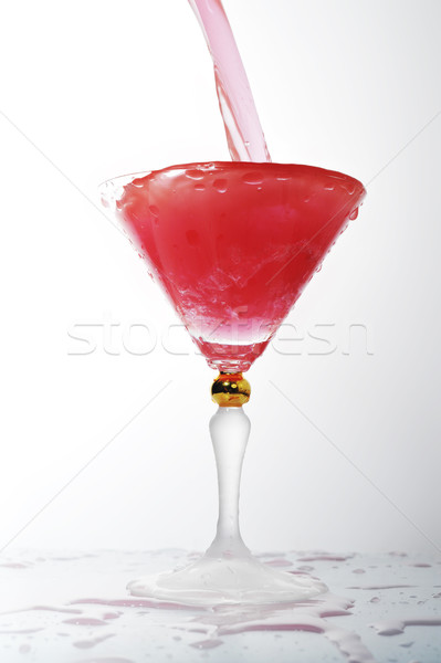 Líquido coquetel vidro onda bebidas Foto stock © taden