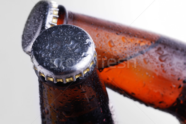 Maro sticle bere sticlă picătură rece Imagine de stoc © taden