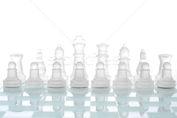 Stock photo: chess board