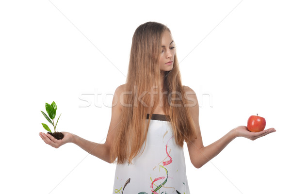 Foto stock: Hermosa · verde · árbol