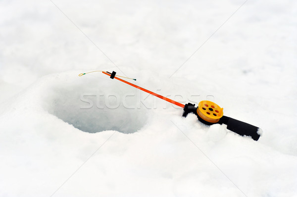 Ice fishing Stock photo © taden