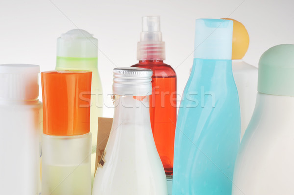 Stockfoto: Cosmetische · lichaam · verschillend · zon · glas