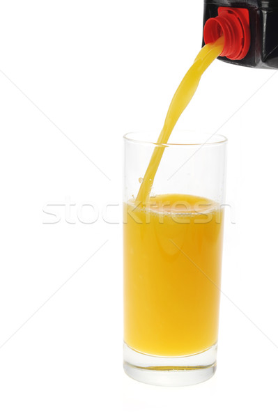 Stock foto: Orangensaft · Glas · orange · Gruppe · Farbe