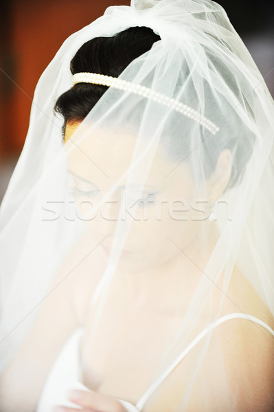 красивой невеста студию портрет свадьба Сток-фото © taden
