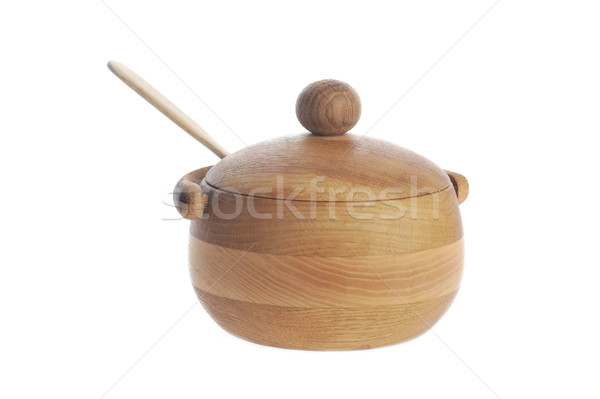 wooden sugar bowl Stock photo © taden