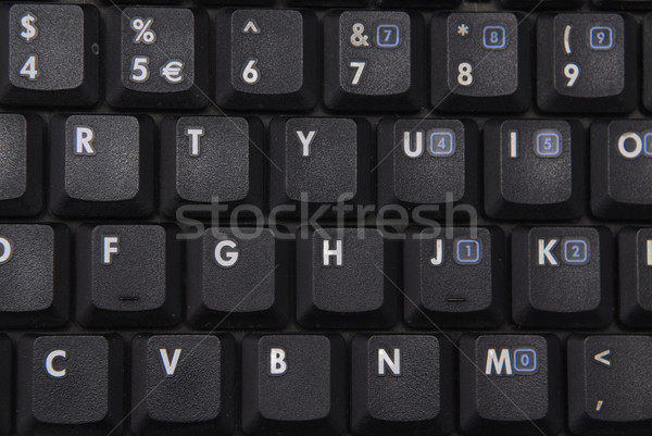 notebook keyboard  close up Stock photo © taden