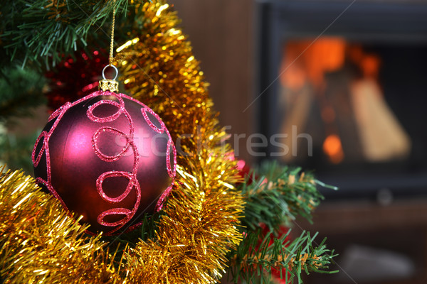 Christmas tree decorations Stock photo © taden