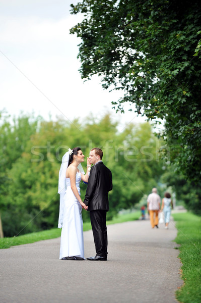 groom and  bride Stock photo © taden