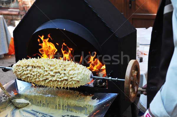 Kek eski tuğla fırın Paskalya Stok fotoğraf © taden