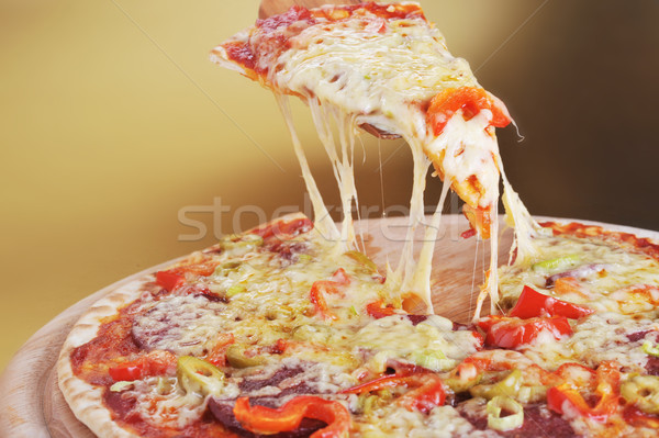 pica slice close up Stock photo © taden