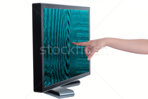 Female hand and  keyboard Stock photo © taden