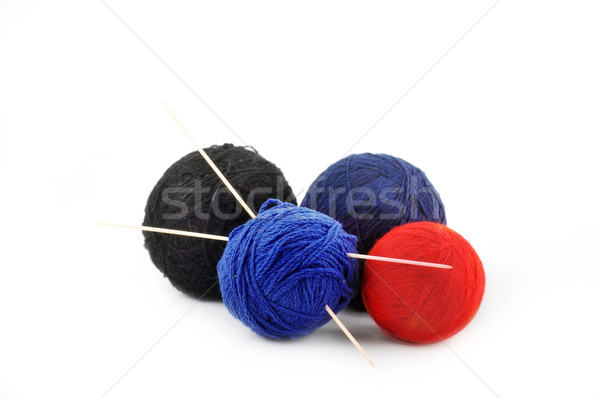 Stock photo: threads for knitting