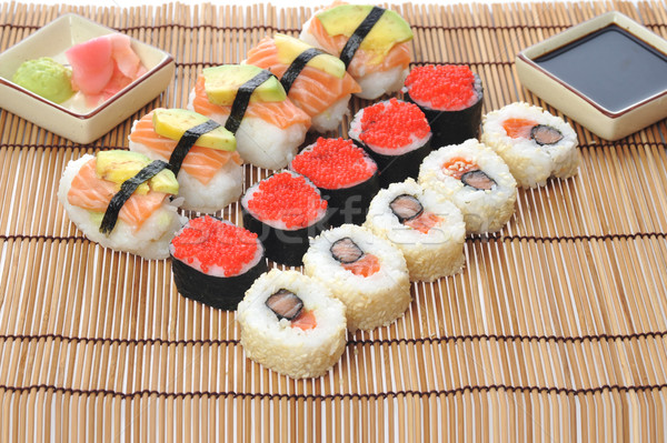 傳統 日本 壽司 新鮮 好吃 食品 商業照片 © taden