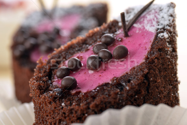 Chocolate cakes Stock photo © taden